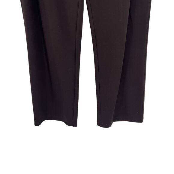 Eileen Fisher Straight Pants Viscose Stretch Ponte Knit Brown Plus Size 2X - Picture 4 of 12